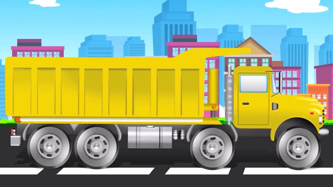 Gravel Truck Construction Vehicles + More Formation and Uses Videos