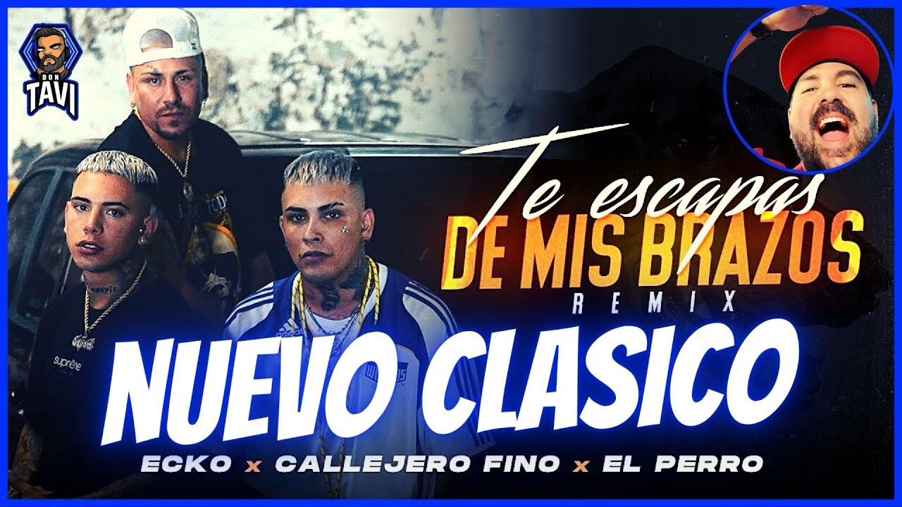 REACCION A ECKO, Callejero Fino, El Perro - Te Escapas De Mis Brazos (Remix) (Video Oficial)