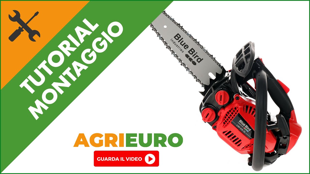 Motosega a scoppio da potatura BLUE BIRD CSP 270 TC: montaggio