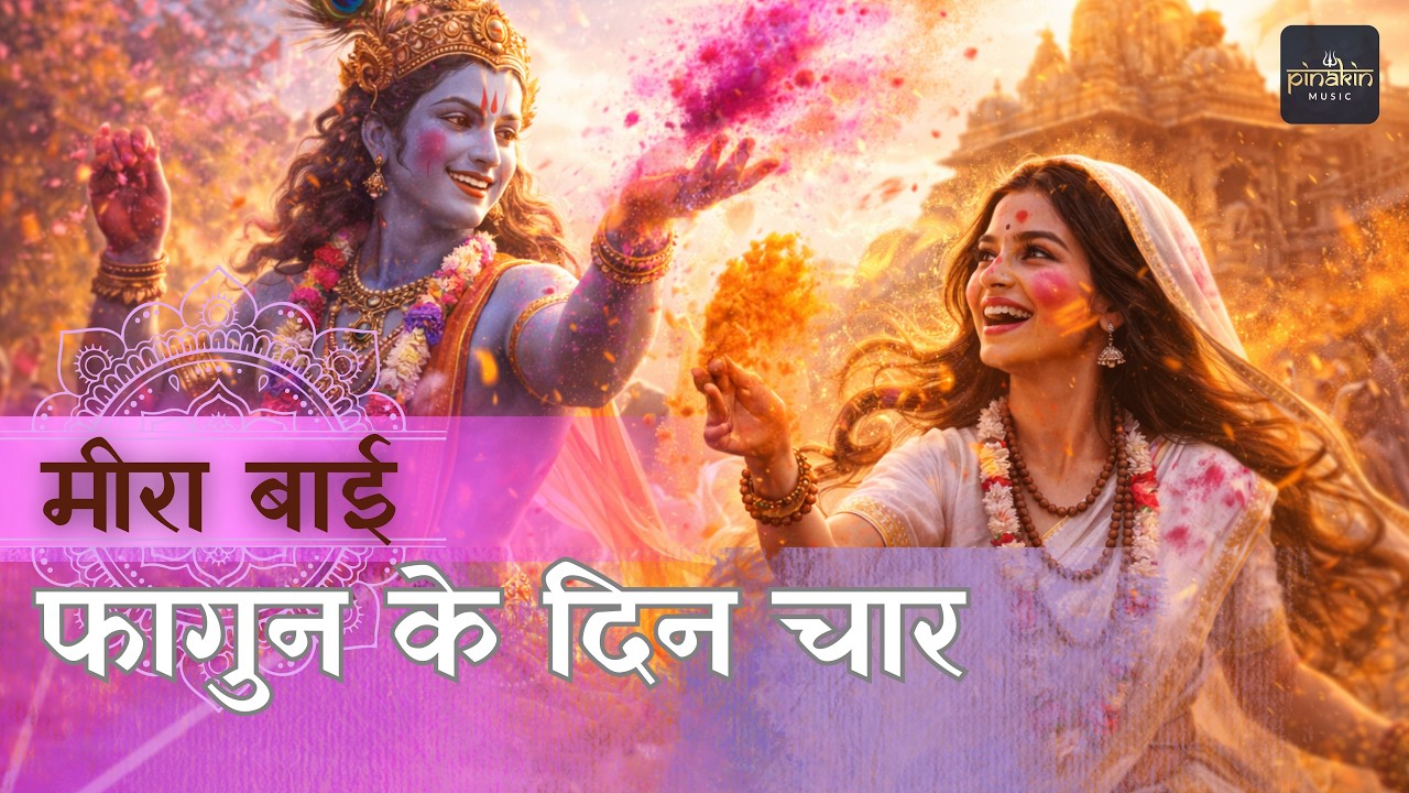 Phagun Ke Din Chaar Re | Meera Bai Holi Bhajan | मीराबाई होली भजन | Pinakin Music