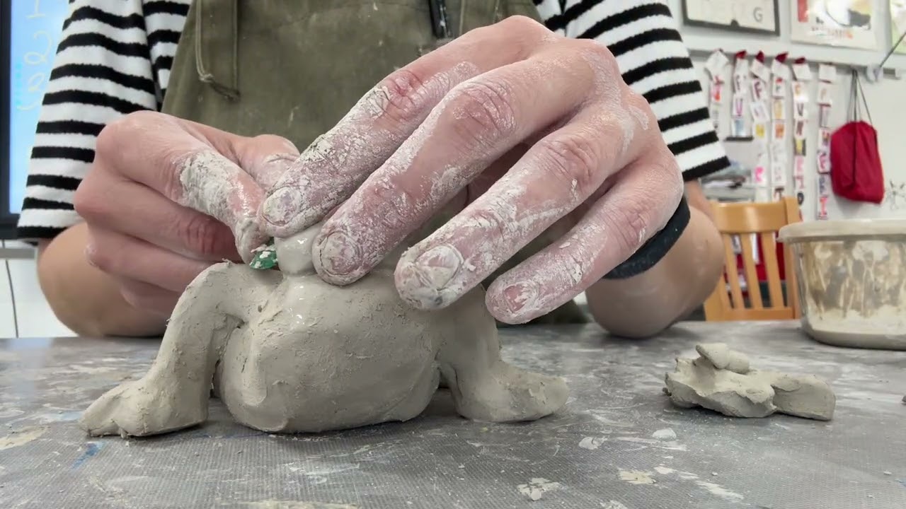 How to Make a Clay Animal Sculptures for Beginners: Make a FROG! Part 4