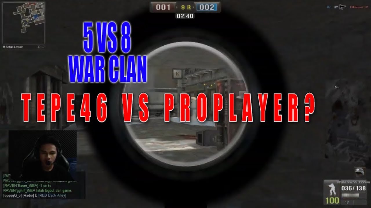 TEPE46 NGAJAK LAWAN?? |  5 VS 8 CLAN WAR