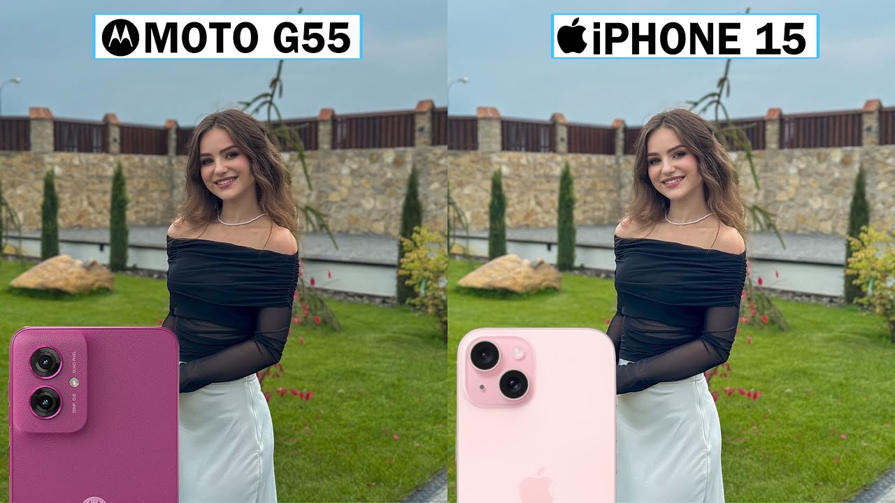 Motorola Moto G55 Vs iPhone 15 Camera Test Comparison