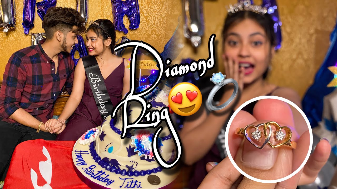 DIAMOND RING💍 DIE SURPRISE KORLAM TITHIKE OR BIRTHDAY TE😍||Birthday Vlog Of Tithi||Special Vlog||