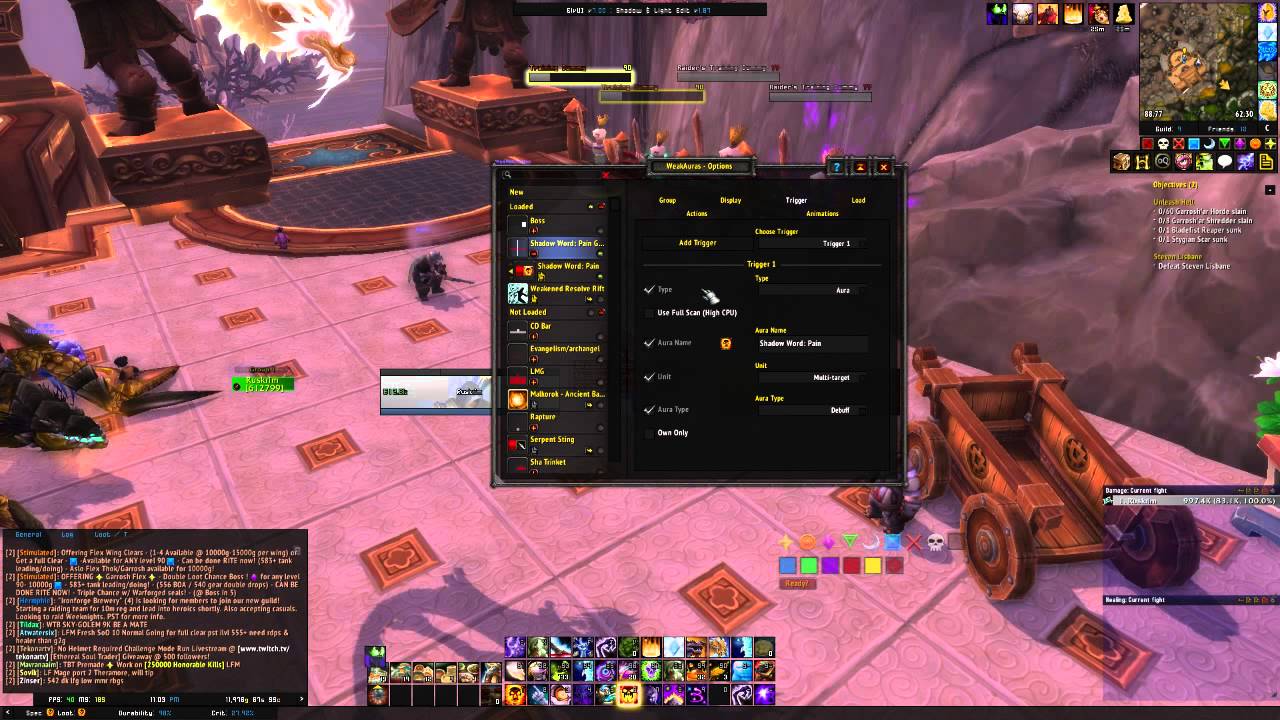 WeakAuras Tutorial 2 DOT Timers and MultiDot Timers