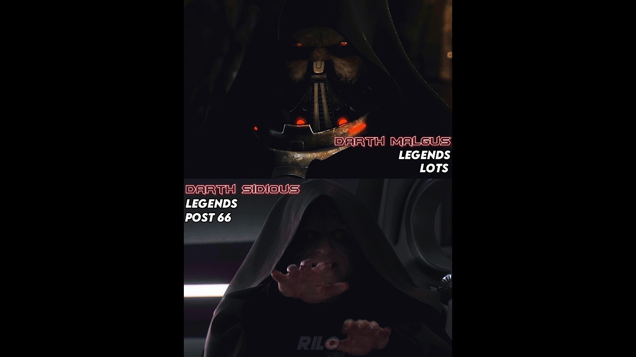 Darth Malgus vs Darth Sidious | #starwars #shorts