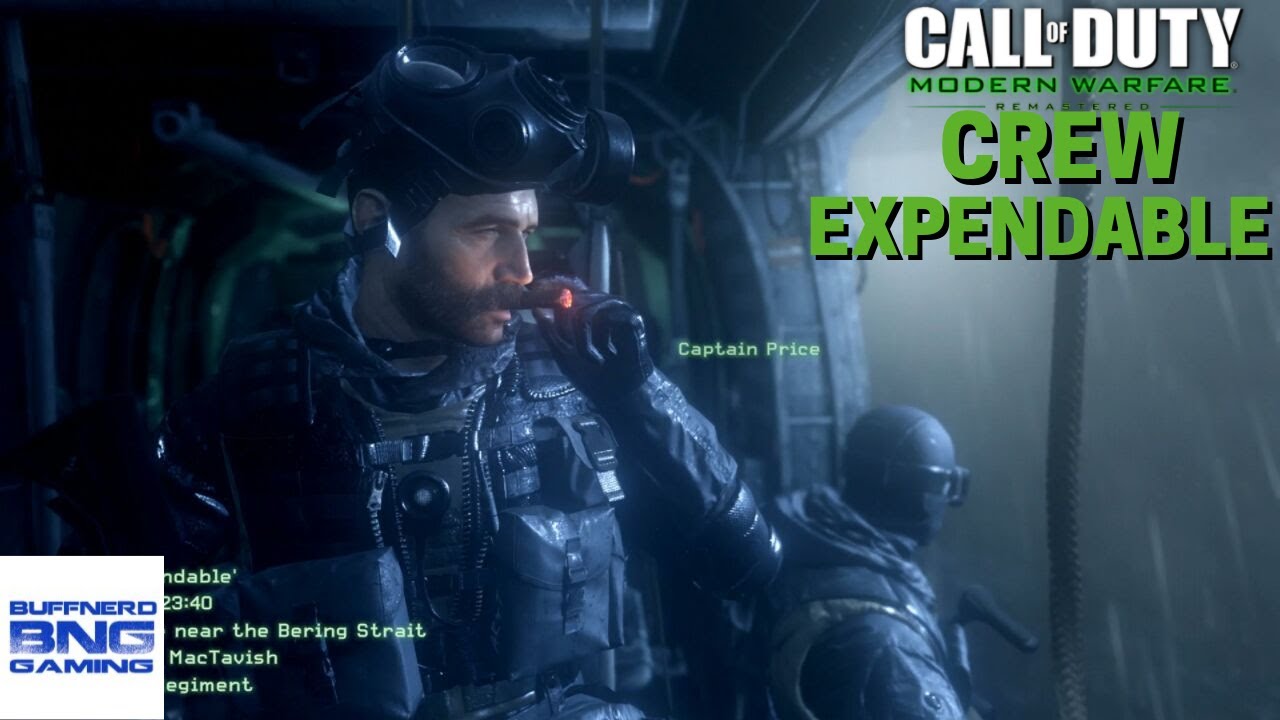 Call Of Duty Modern Warfare Remastered - Mission 1 - Crew Expendable