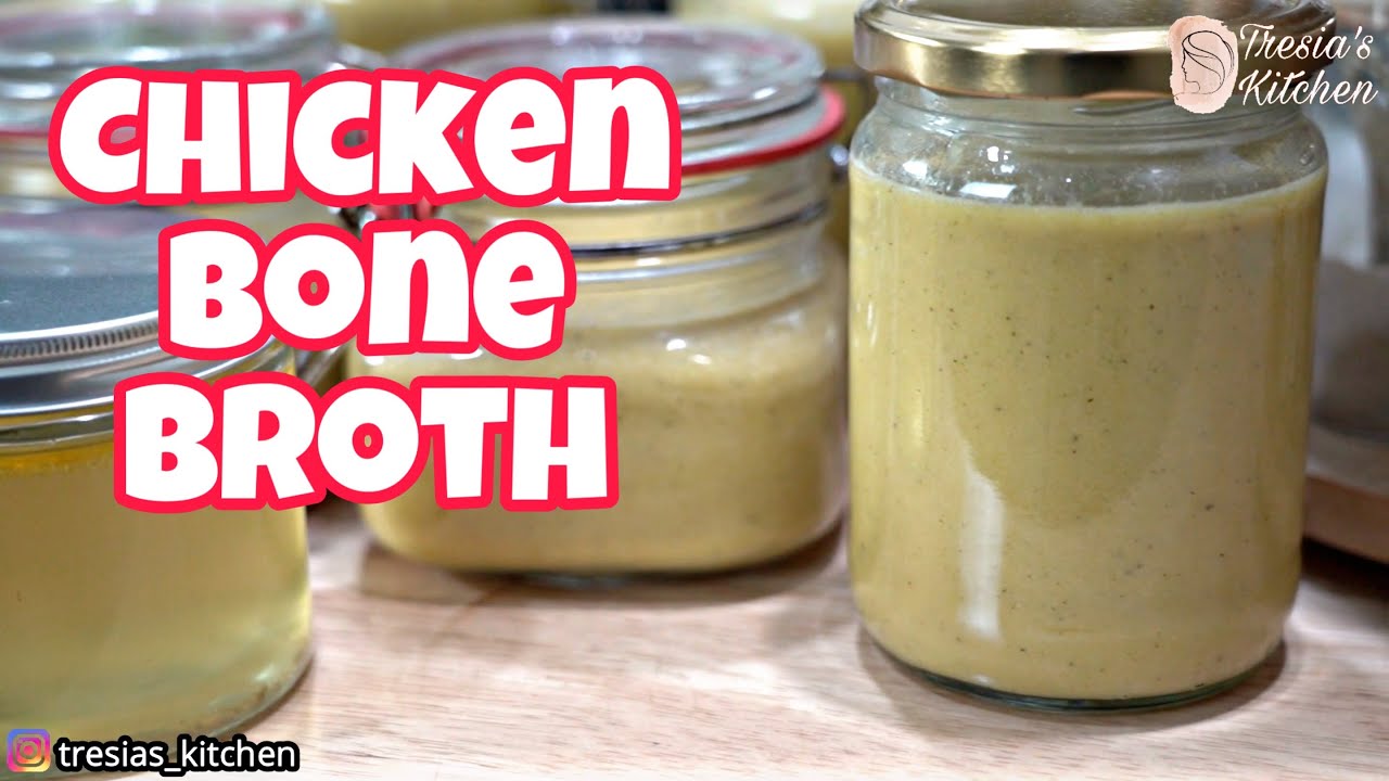 Belajar Masak Makanan Sehat !!! CHICKEN BONE BROTH ala Tresia's Kitchen