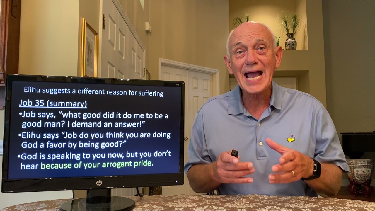 Best  Sunday School  lessons June 27  book of Job- Chapter 36 - Mike Howard
