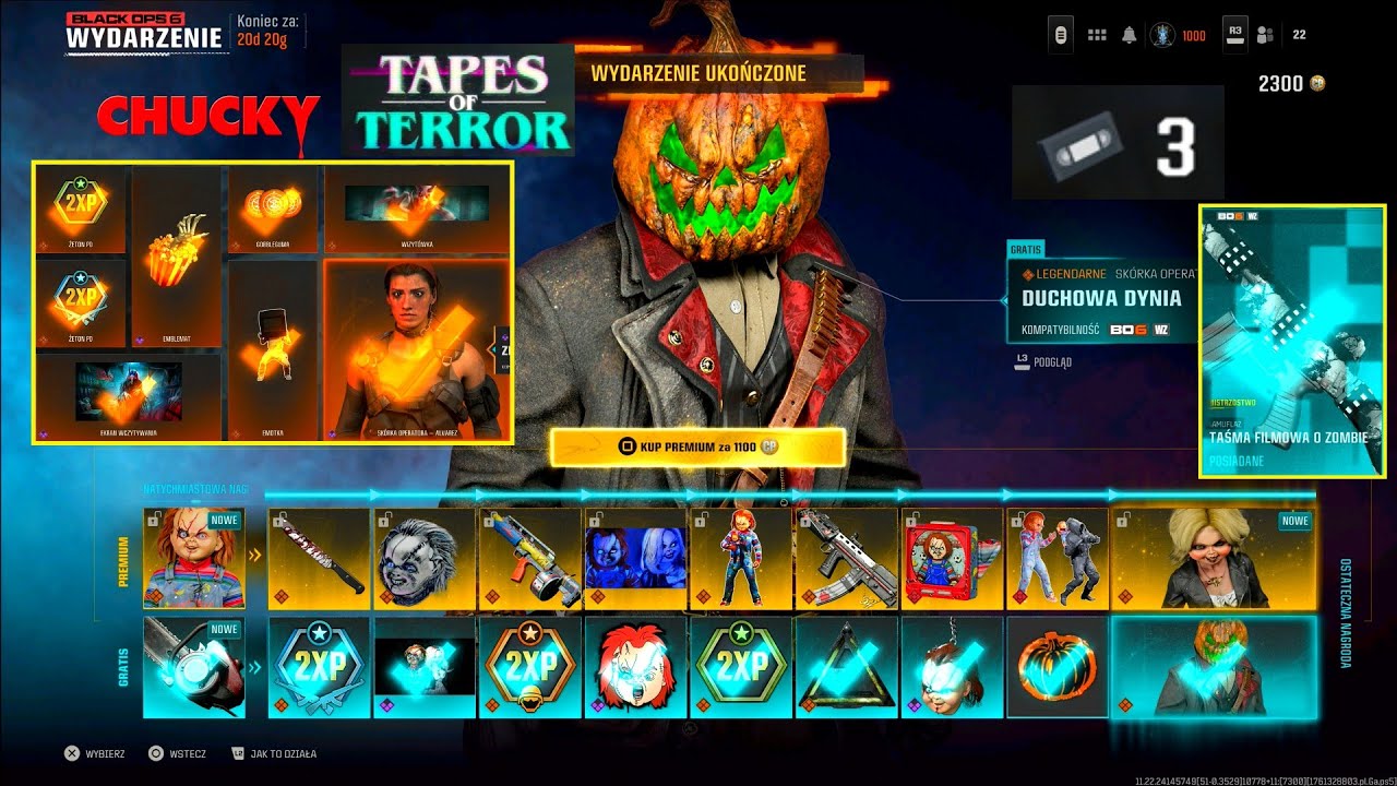 Black Ops 6 Ostatni Event Taśmy Terrou i Chucky Pass!