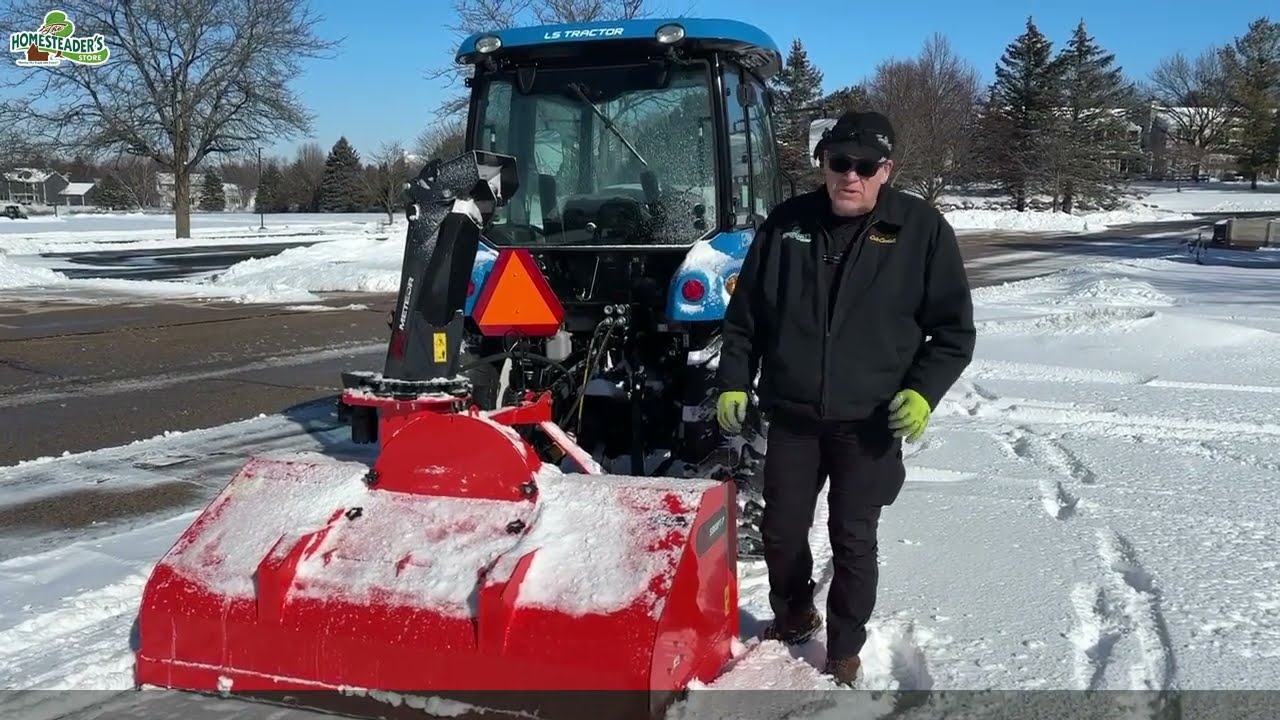 MK Martin Pull-Type Snowblower Demonstration by The Homesteader's Store in Madison WI