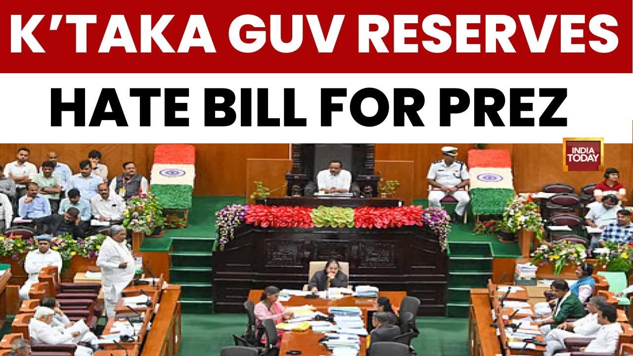 K'taka Hate Speech Bill | Governor Thawar Chand Gehlot Withholds Assent To Karnataka Hate Bill