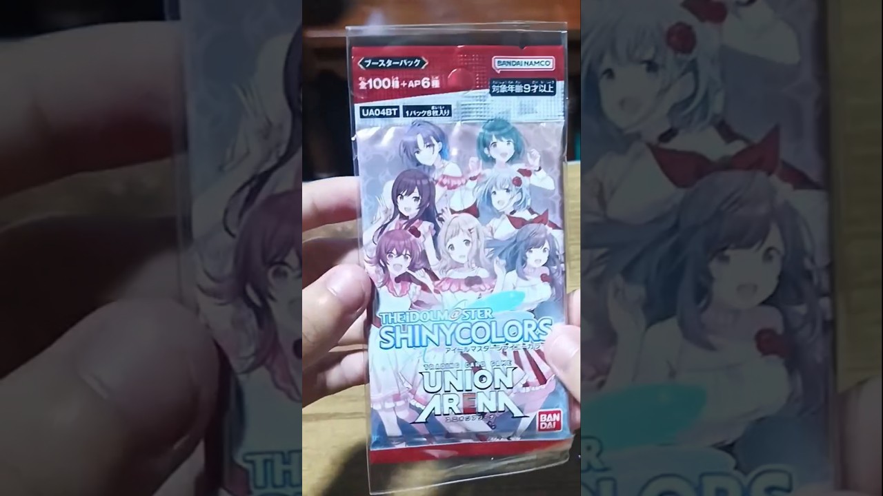 Unboxing Union Arena The Idolmaster Shinycolors pack 