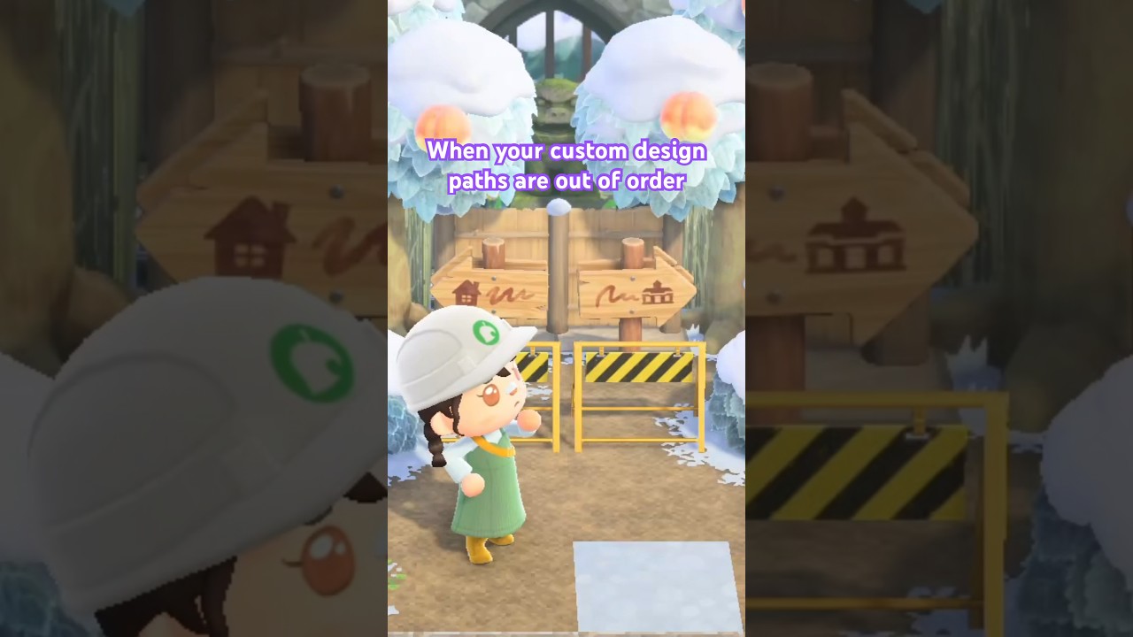 When your custom design paths are out of order #animalcrossing #acnh #acnhcommunity #acnhdesigns