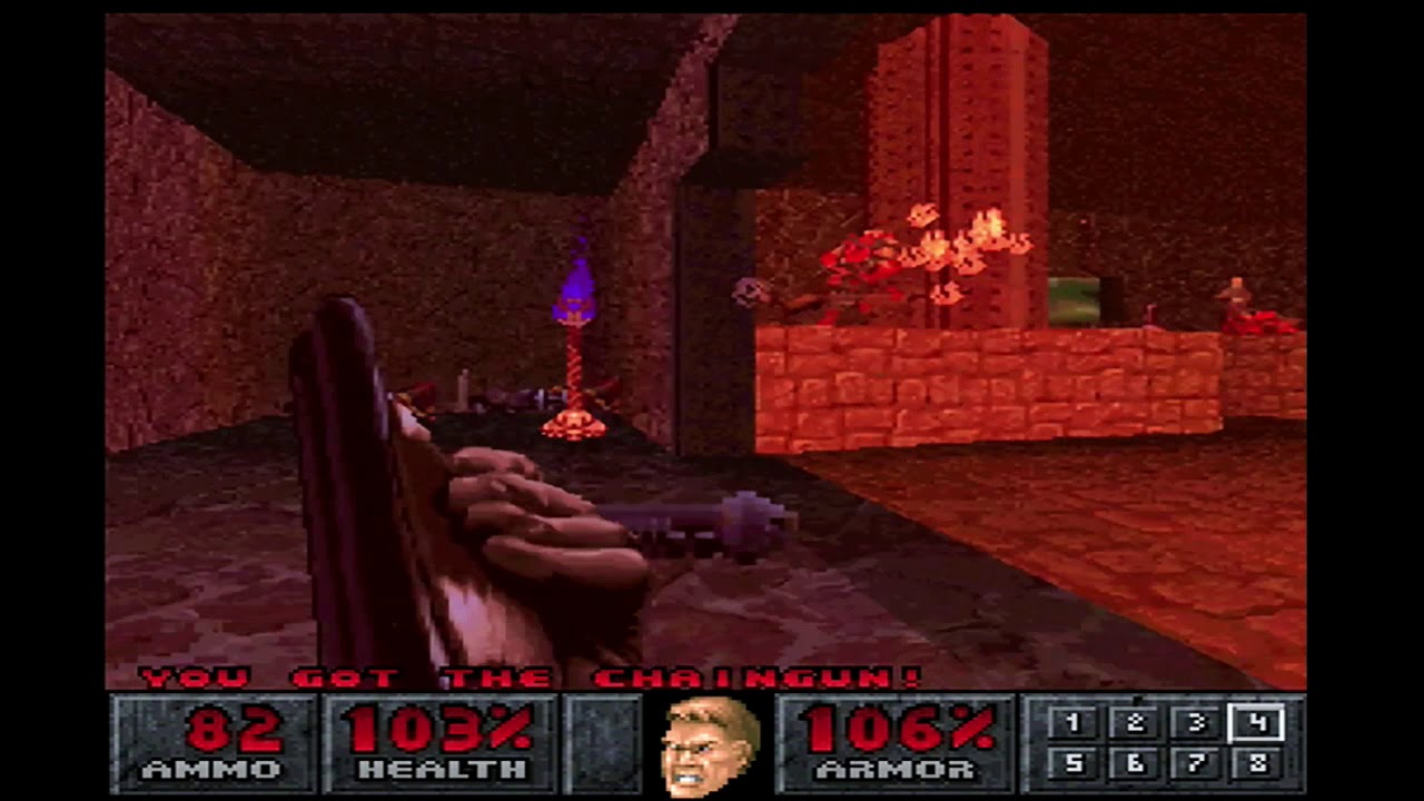 Final Doom (PS1) MAP 10: Paradox (100%)