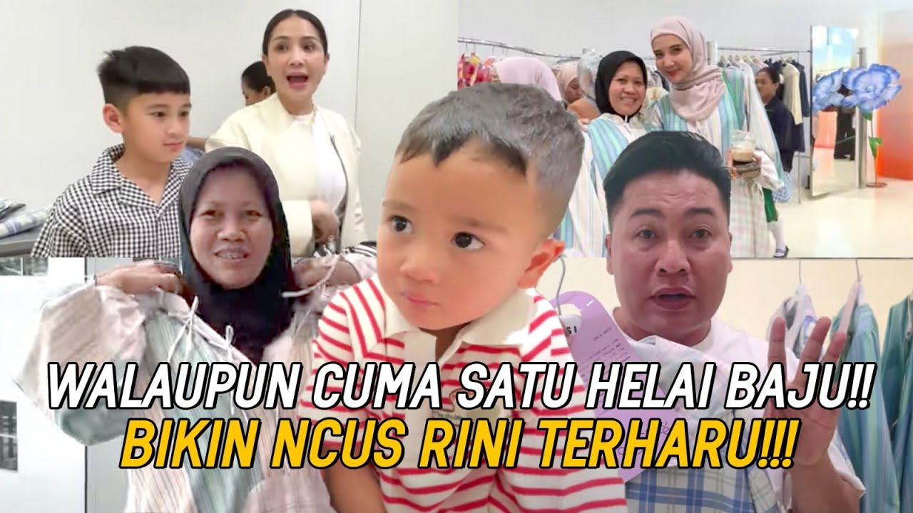 TERHARU TAPI BIKIN NGAKAK!! CIPUNG BELIIN NCUS RINI BAJU BUAT NCUS UMROH!!! NAGITA KAGUM!!!