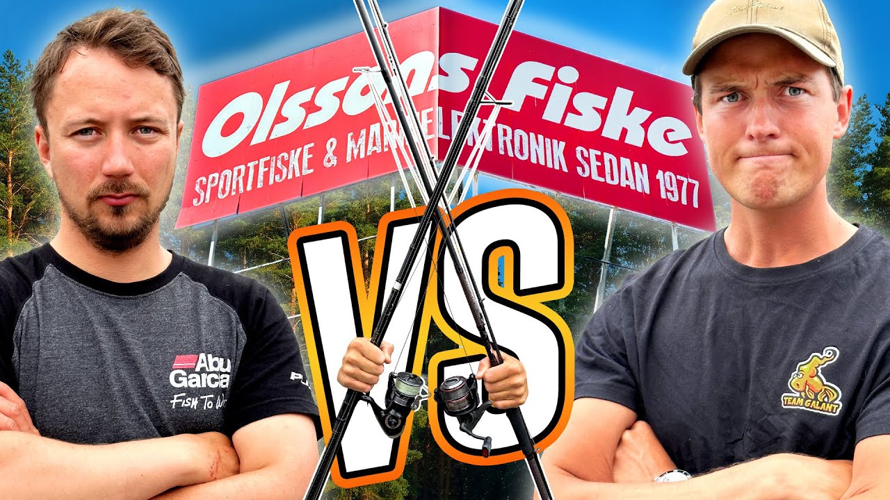 FISHING STORE CHALLENGE &ndash; What do we get for 2000sek at Olssons Fiske