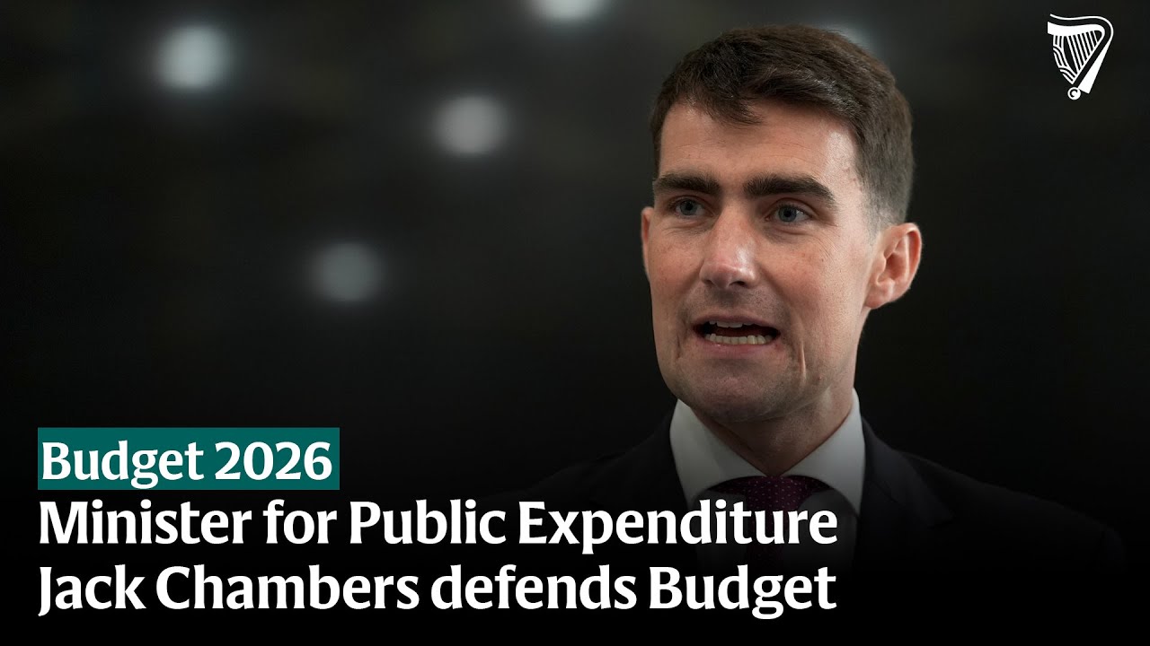 Jack Chambers responds to criticisms on Budget 2026