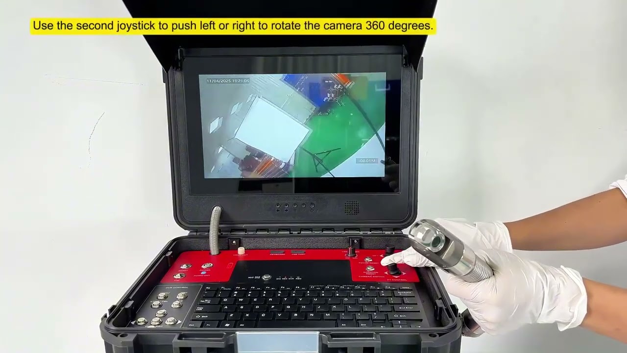How to install Vicam the most popular Pan Tilt pipe camera V13-33PTF?