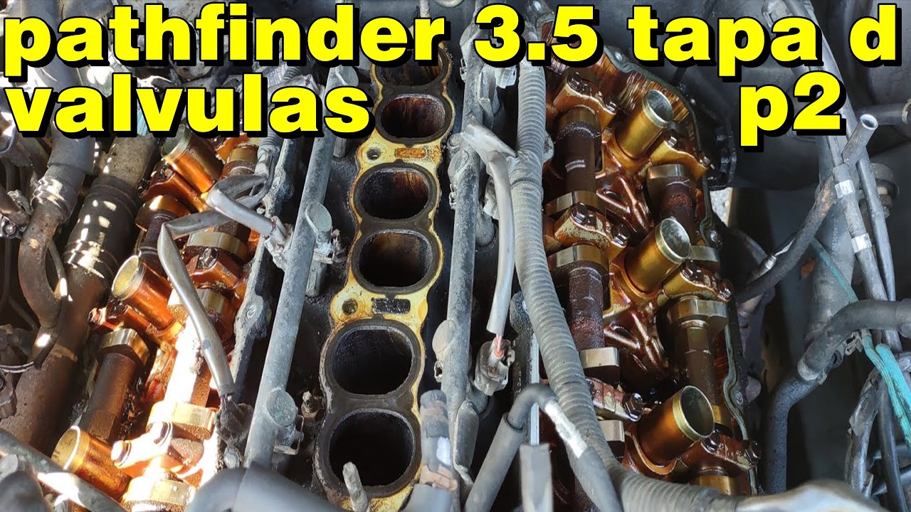 2001 2004 nissan pathfinder 3.5 valve cover gasket tapadera de valvulas liquiando aceite parte2
