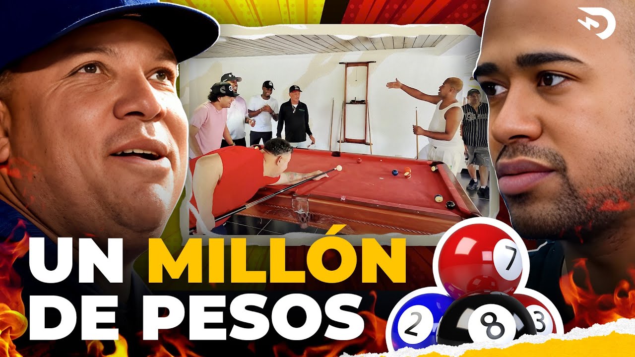 DUELO DE BILLAR: TONTON VS BARTOLO COLÓN POR UN MILLÓN DE PESOS 😱