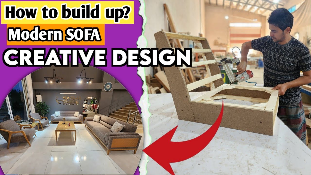 Process of make sofa set frame wood structure,wood structure making process sofa design...