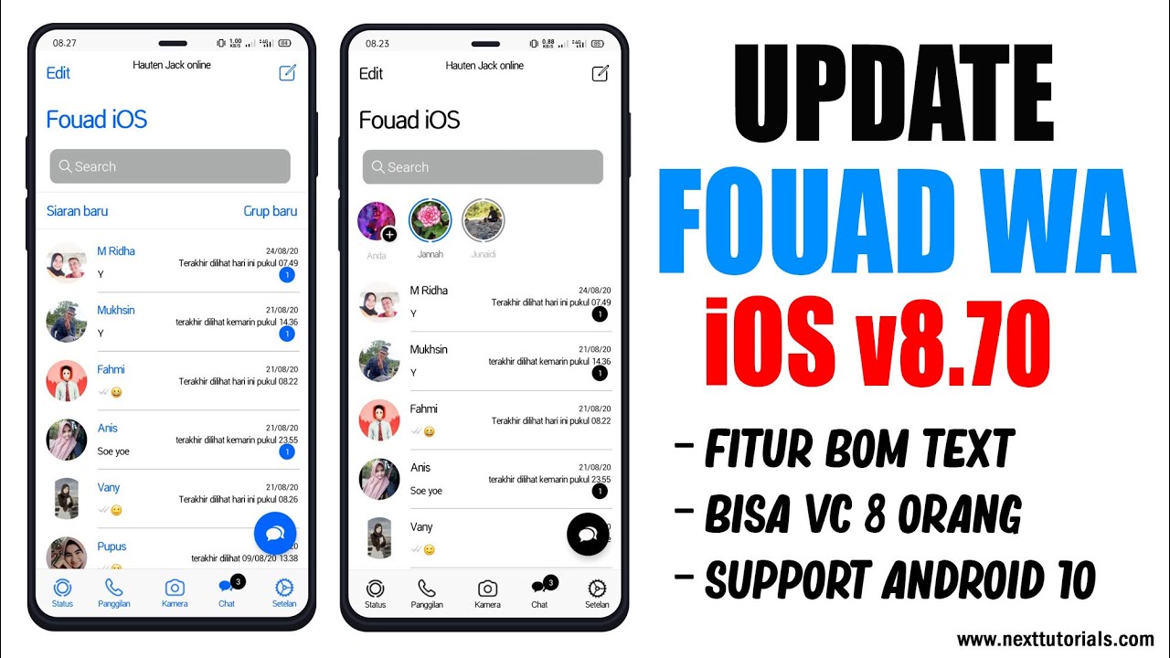 WhatsApp iPhone 2022 || Fouad WhatsApp iOS v9.25 Fix Update Fitur Terlengkap 2022
