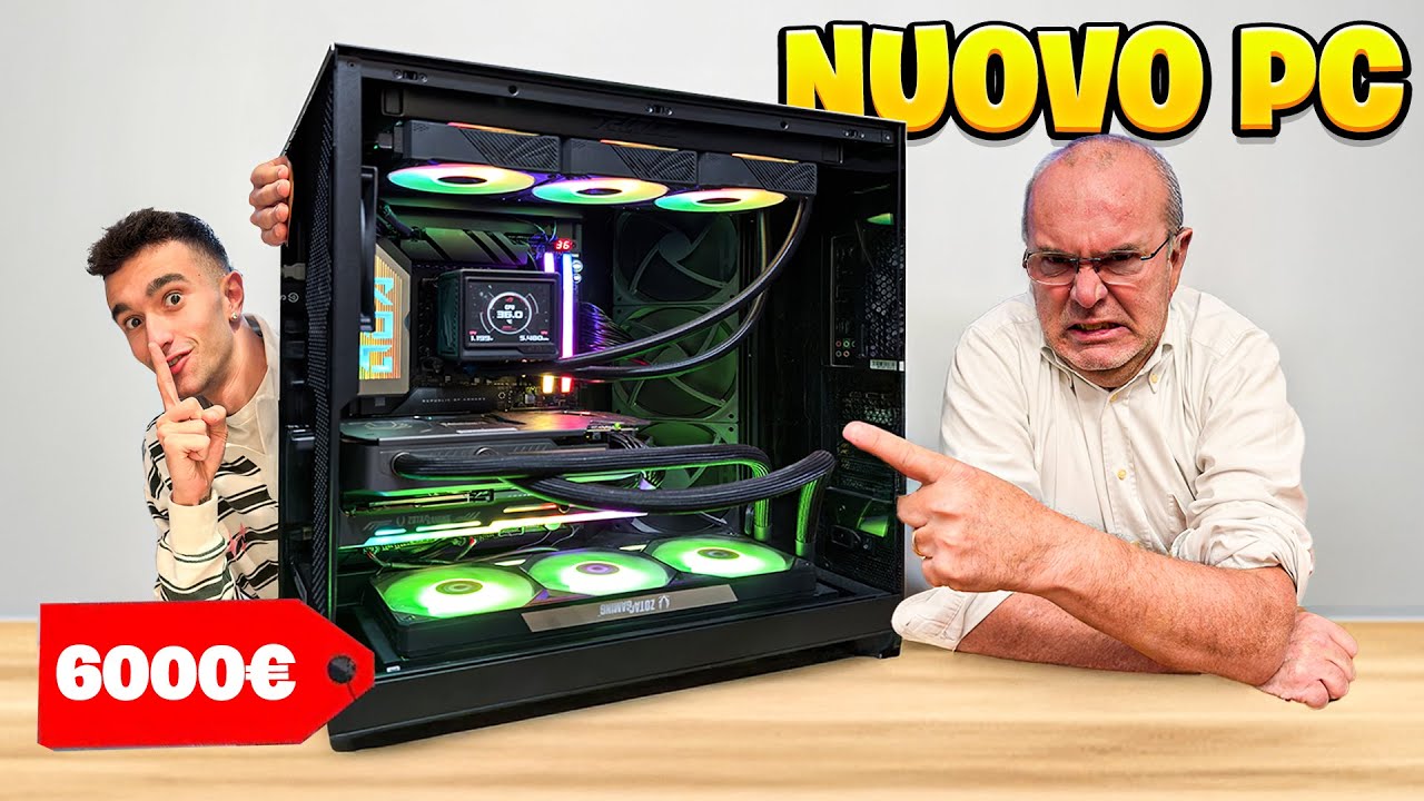 PAPÀ TI PRESENTO il MIO NUOVO PC da 6000 EURO che SOGNAVO da 8 ANNI.. *EMOZIONANTE*