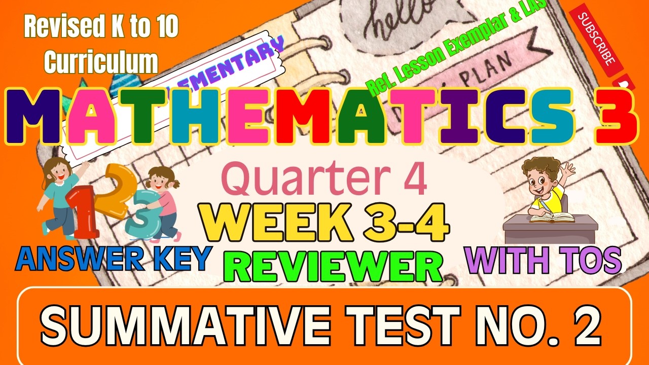 MATH 3 Q4 Summative Test No  2