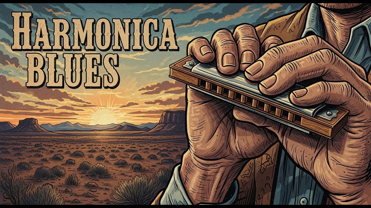 Harmonica Blues Chill – Still Roads, Soft Nights