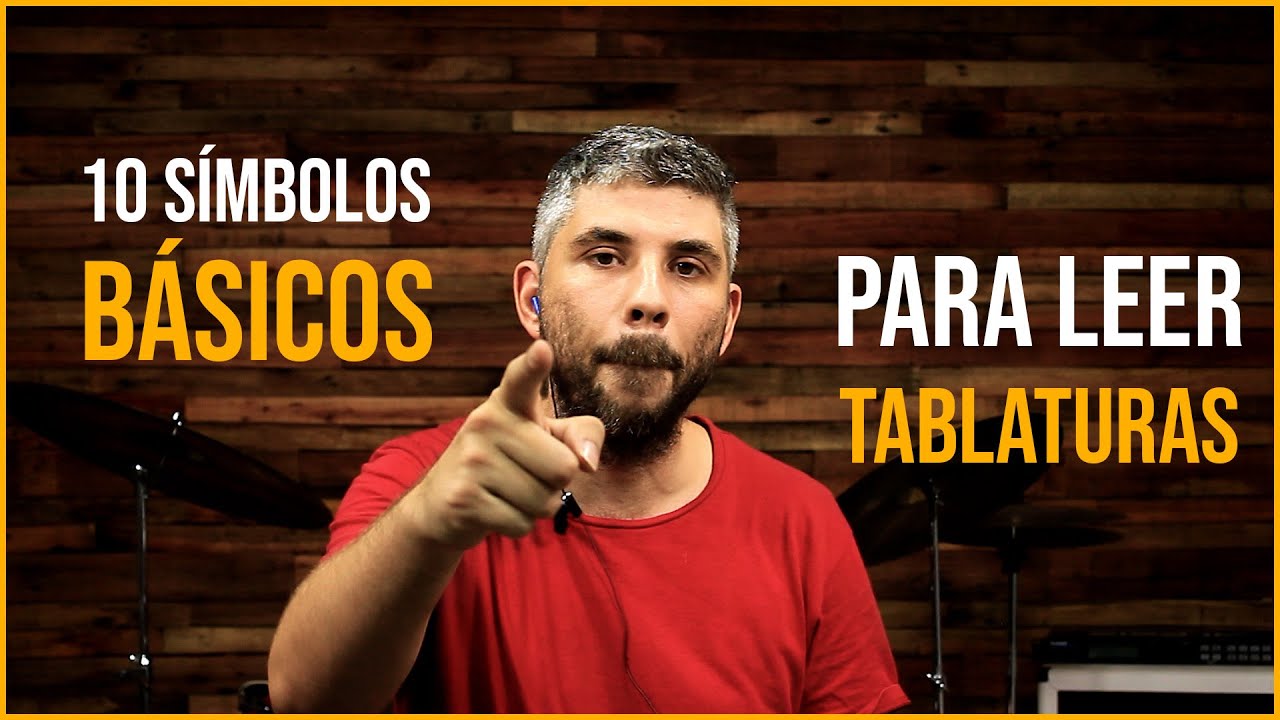 10 símbolos básicos para leer tablaturas 😉