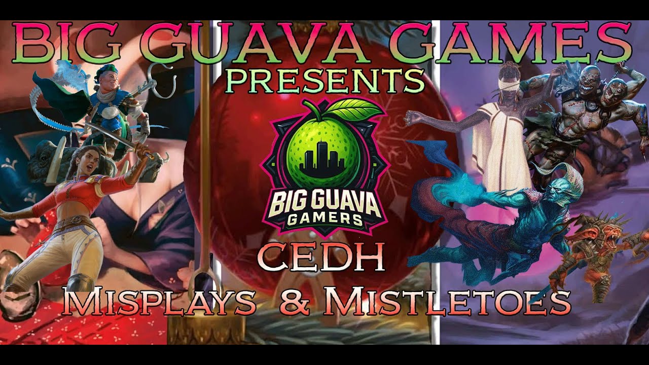 Big Guava Gamers CEDH Misplays and Mistletoes Round 3 Kinna vs Tymna/Kraum vs Rog/Thras vs Sisay