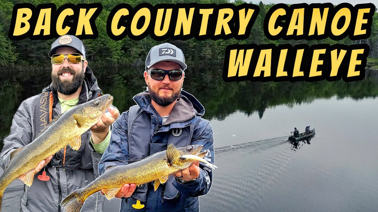 Backcountry Canoe Walleye Fishing Ontario - with @Paddleheads