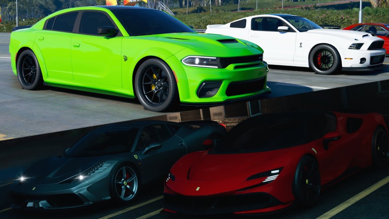 The Crew MotorFest Highway Street Roll/Drag/Racing| SF90/Evo IX/ GT500/Hellcat/ZR1 & More