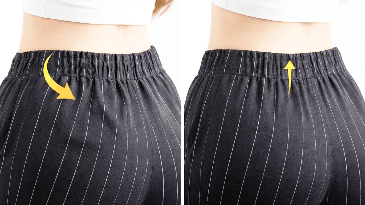 Amazing Complete Process of Turning Loose Pants into a Perfect Fit in Minutes!