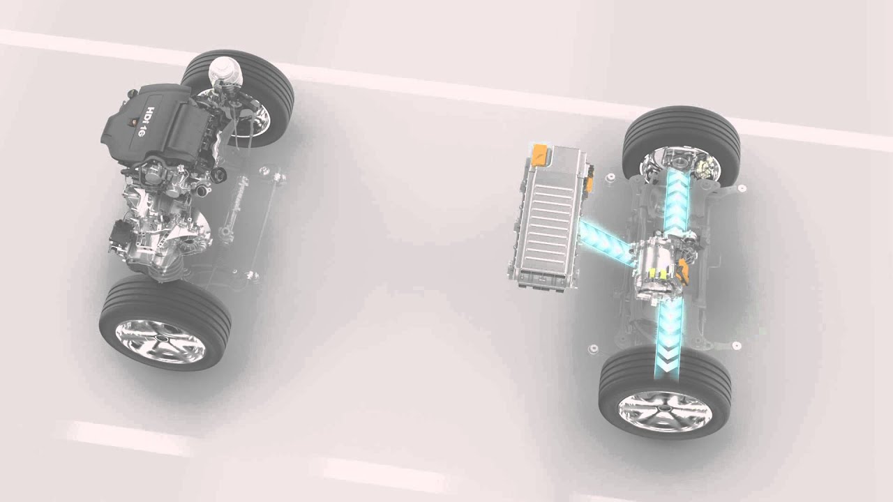 Technologie HYbrid4 : moteur hybride diesel - PSA Peugeot Citro&euml;n