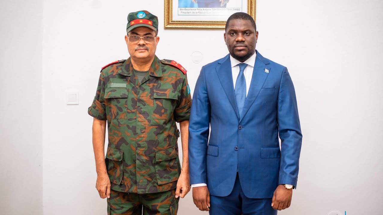 Le Lt-Gén. Lucien René Likulia a été reçu par le Gouverneur du Kongo Central