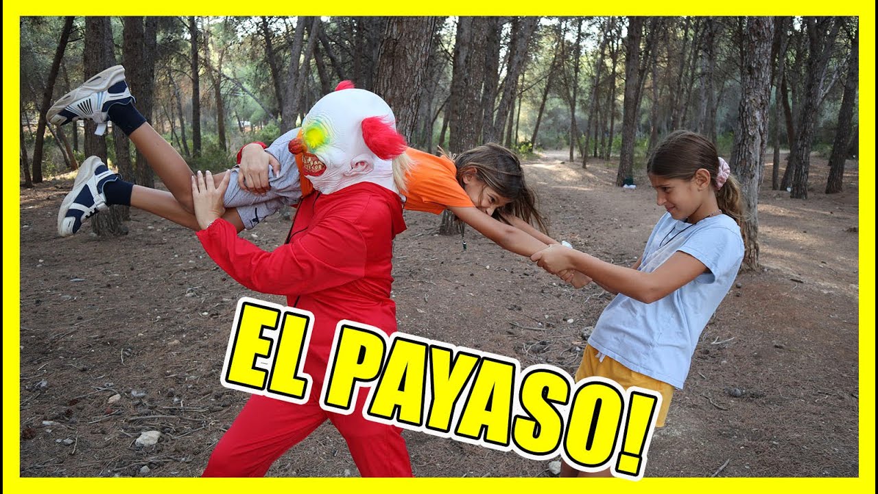 ** ME PERSIGUE ** El PAYASO Me ATACA En el BOSQUE 🤡 Se LLEVA a Mi HERMANO #hifamilyteam