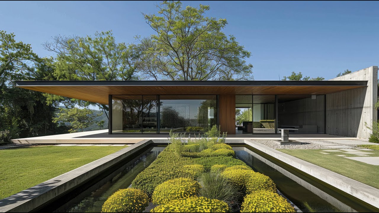 Modern Concrete House Designs That Prioritize One-Level Comfort
