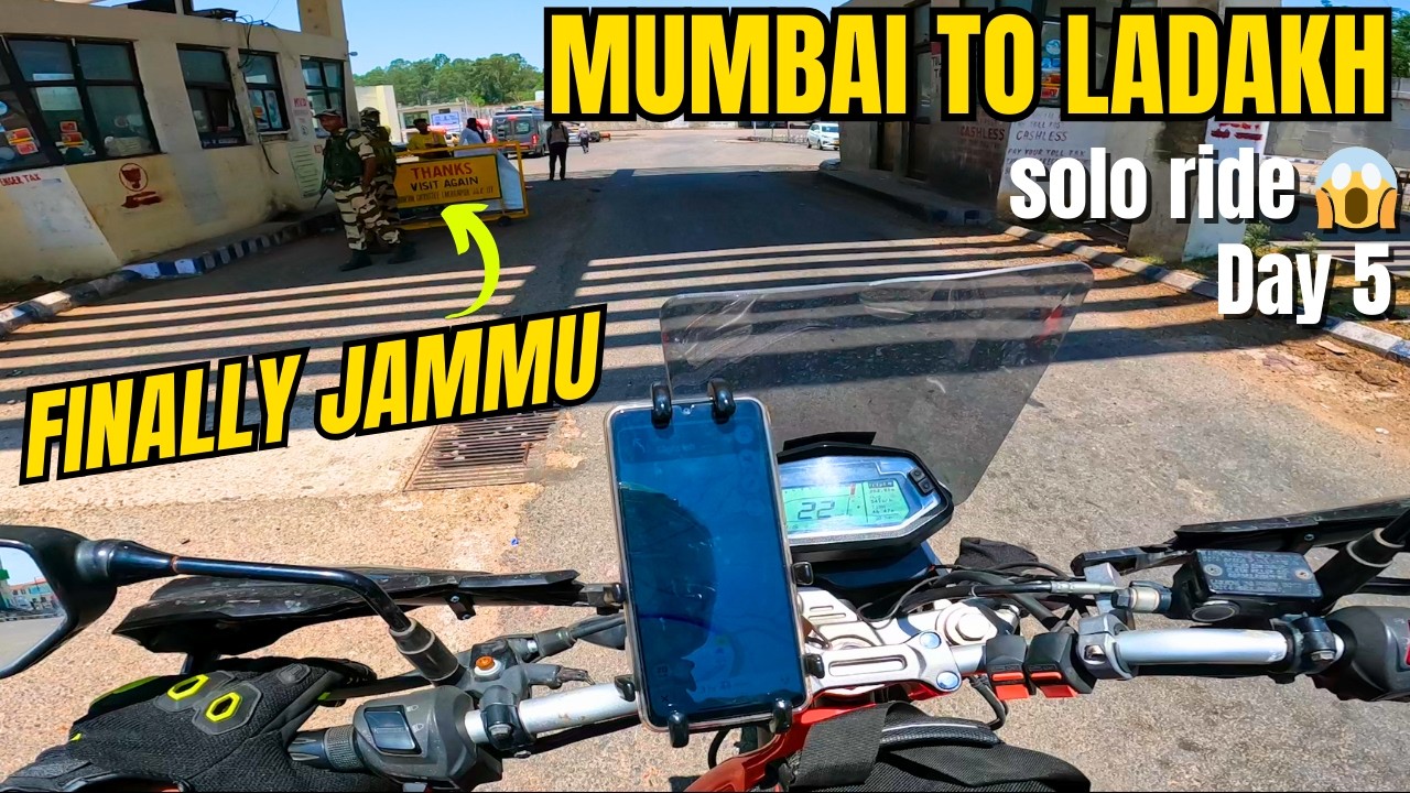 Punjab to Patnitop | MUMBAI TO LADAKH SOLO DAY 5 | Xpulse 200 Ladakh Ride 2024.