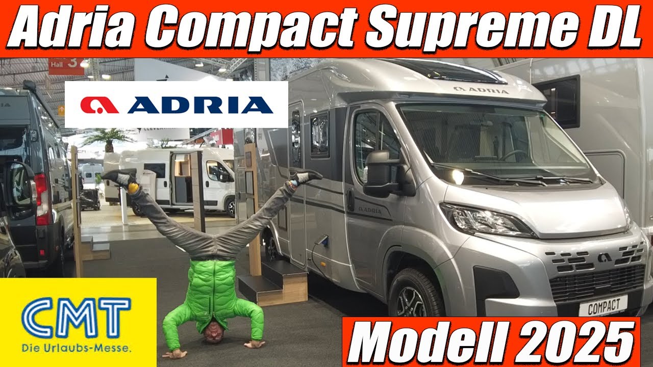 ADRIA Compact Supreme DL 2025 - AGIL wie ein Kastenwagen 🔥- OPTIMAL für zwei Personen 👍