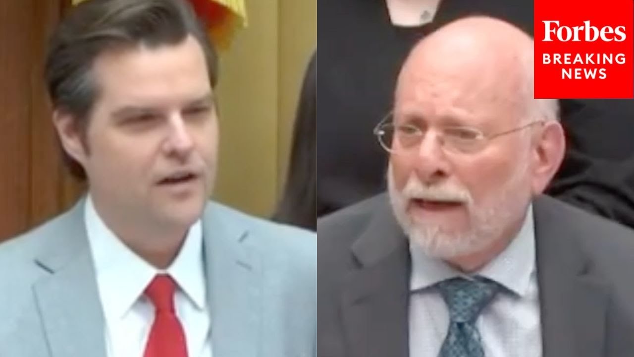 Matt Gaetz Grills Witness Over Past Tweet About Migrants ‘Not Violating Anyone’s Rights’