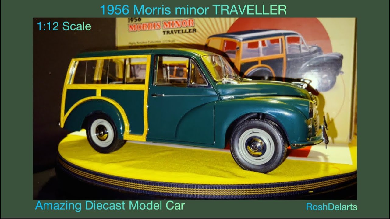 1956 Morris minor TRAVELLER- Stunning Detail Diecast Model in 1:12 Scale