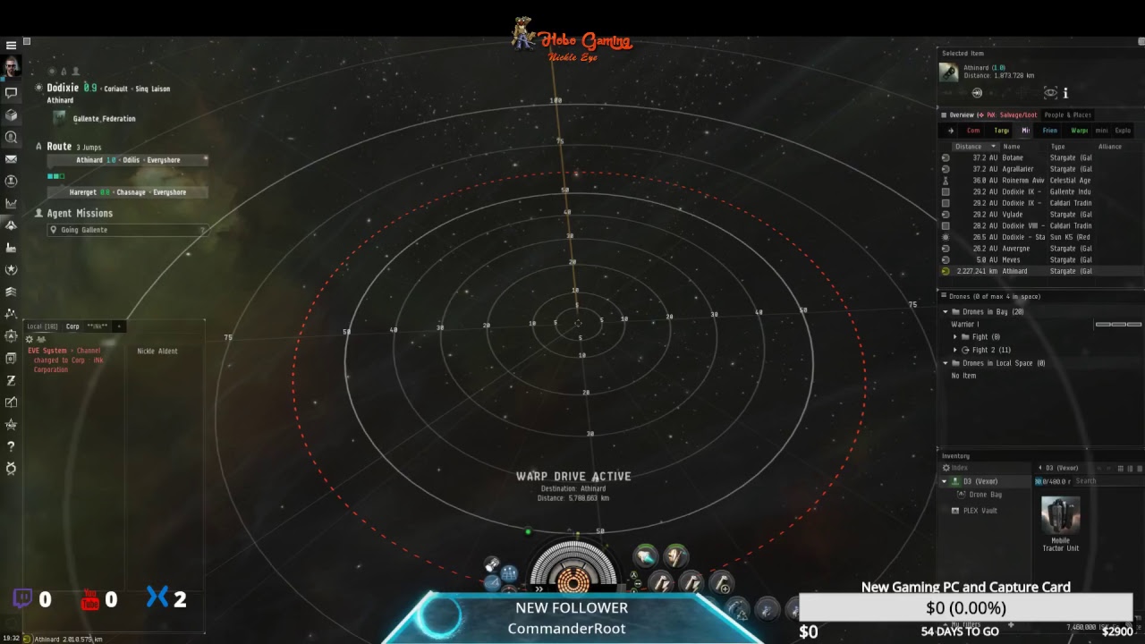 Eve Online - Mission Running with my Alpha Clone!