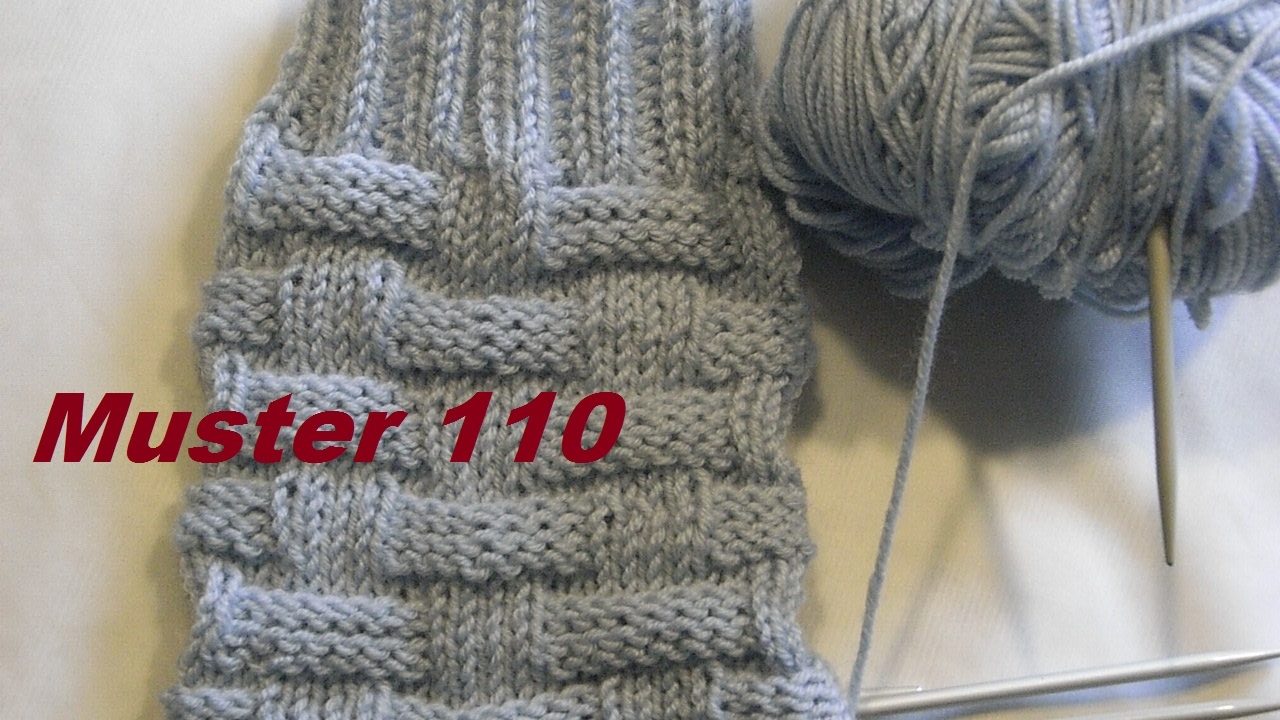 Muster 110*Flechtmuster für Socken in fünf Größen*Plastischemuster Stricken mit Nadelspiel*