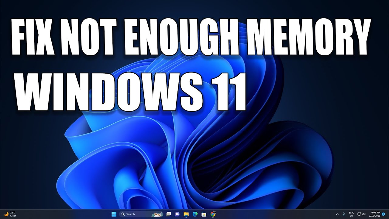 Как исправить проблему с нехваткой памяти в Windows 11