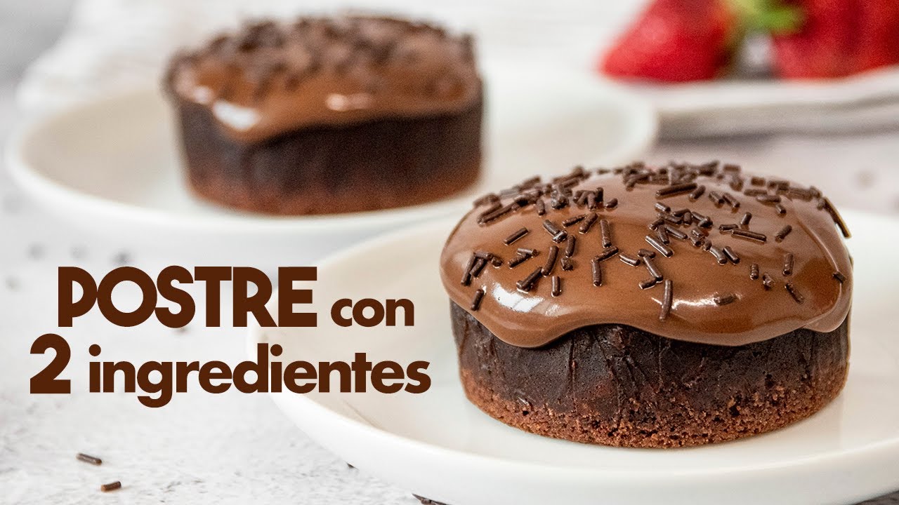 POSTRE de Chocolate SIN HORNO con 2 Ingredientes 🍫❤️ | Postres en Sart&eacute;n