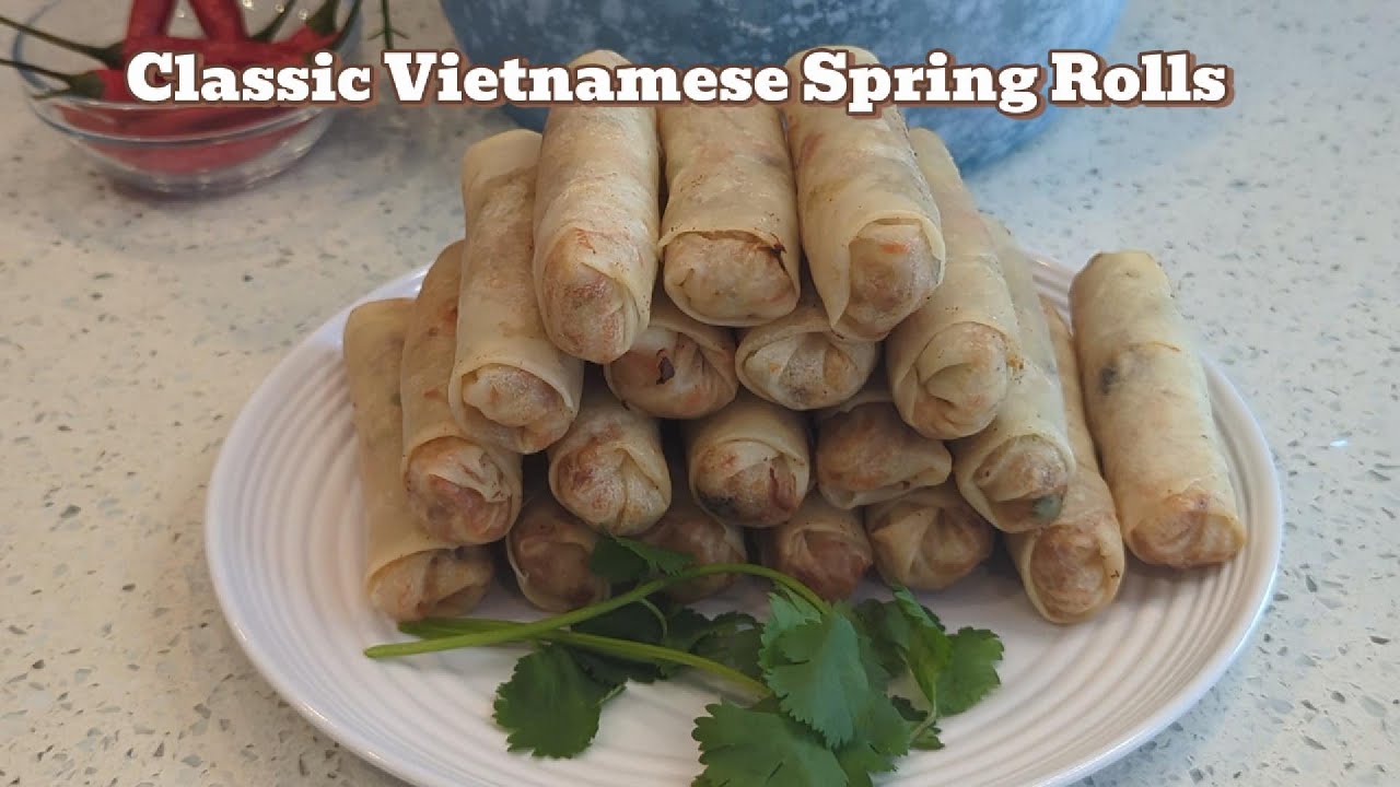 How To Make Vietnamese Spring Rolls :  Home Made Spring Rolls | Savoury Tease.
