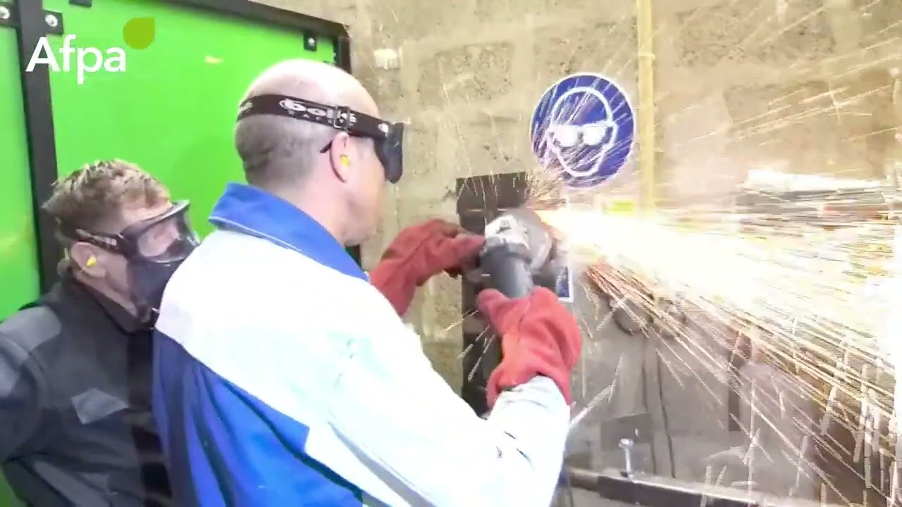 Souder en bout à bout montant en MAG forte épaisseur / 4 la Reprise envers