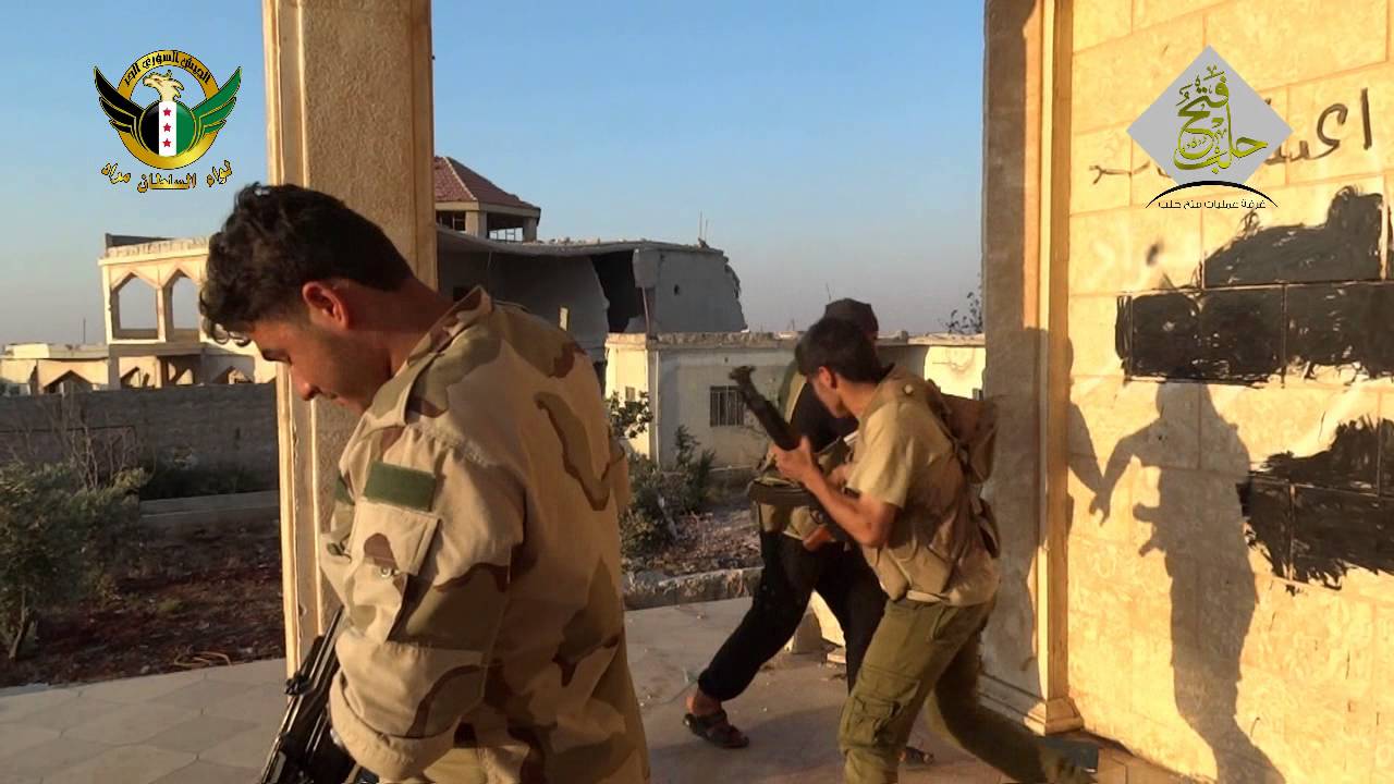فرقة السلطان مراد :: تقرير عن اخر التطوارات على جبهة ام حوش بريف حلب الشمالي